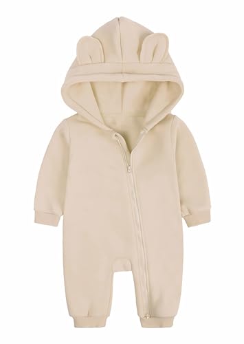 Hilmocho Baby Strampler mit Kapuze Neugebornene Mädchen Jungen Warme...