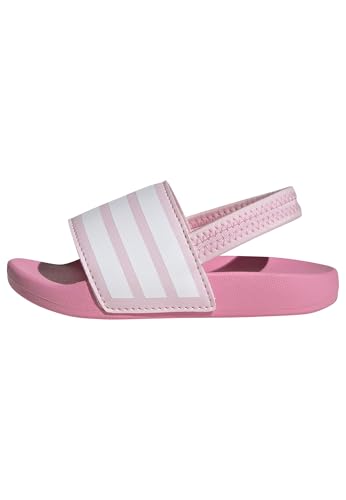 adidas Unisex Baby ADILETTE ESTRAP SLIDES INFANTS, Clear Pink/Cloud...