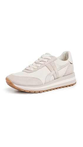 Tory Burch Womens Hank Wedge Runner Sneakers New Ivory/Calcare/Titanium 9 Medium US