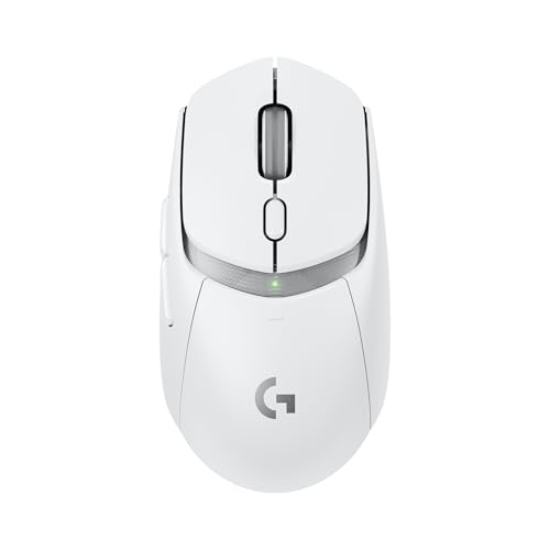 Logitech G309 LIGHTSPEED Mouse gaming wirelessleggero, interruttori ibridi LIGHTFORCE, sensore HERO 25K, oltre 300 ore con batteria AA, 6 pulsanti programmabili, PC e Mac - Bianco