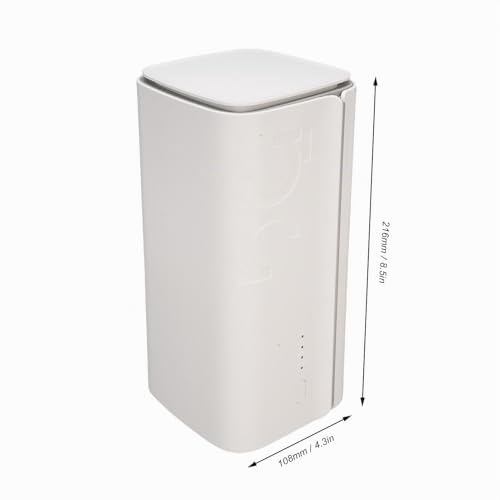Topiky Router CPE 5G con Slot per Scheda SIM, Router NSA SA WiFi 6 5G Modem Cellulare Dual Band per Modem Internet Wireless Interno per Ufficio Domestico (Spina europea)