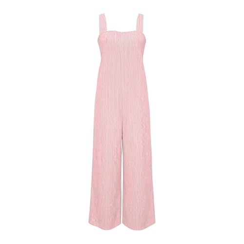Mono de verano elástico de corte regular y estilo informal para mujer 6