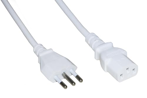 Cavo Alimentazione UK 1.8m &ndash; Spina 3 Pin A Connettore C5 (Mickey Mouse / Quadrifoglio) &ndash; Lite-am