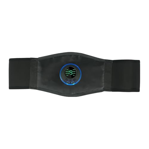 Generisch Cinturón de entrenamiento abdominal | Dispositivo eléctrico portátil recargable | Entrenador muscular para contorno corporal | Para casa, spa, relajación, regeneración, fitness y