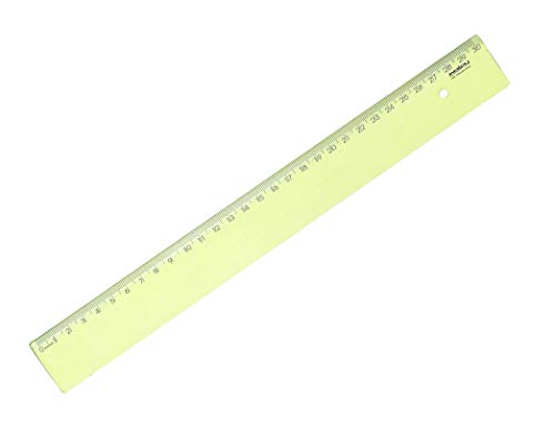 Regua 30cm New Line Amarela