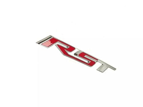 Image of Side Door Tailgate Emblem Badge 84319995 Replacement for RST 1X (Silver Red)