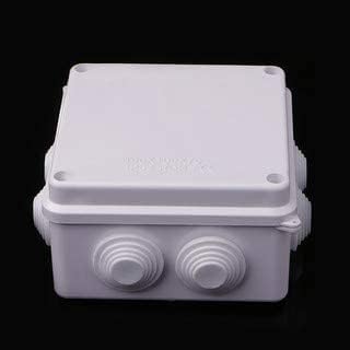 SOLIX® 4.5X4.5 Waterproof PVC Square Junction Box Size 4.5x4.5 inch for CCTV Cameras IP65 (Pack of 1 NOS)-image-34
