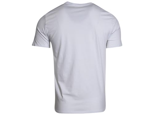 Calvin Klein Men's T-Shirt Brilliant White Glow Outline Short Sleeve Shirt Sz. M3