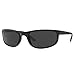 MAXJULI Polarized Sunglasses Men Women,UV400 Protection Rectangular Sun Glasses (Matte Black/Gray Lens)