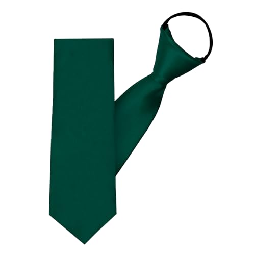 Adjustable Pre-tied Ties for Boys Kids, Zipper Boys Tie for School Wedding Party Graduation Uniforms Formal Banquet