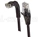 L-COM - TRD815RABLK-15 - PATCH CORD, CAT 5E RIGHT ANGLE, 15FT, BLACK