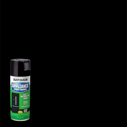 Rust-Oleum 7886830 Specialty Appliance Epoxy Spray Paint, 12 oz, Black