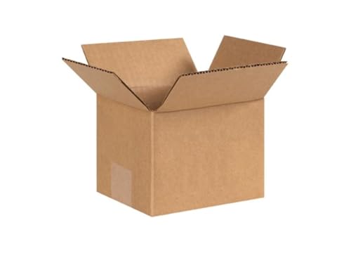 Image of Secure Seal - 7x6x5 Pack of 50 Corrugated Cardboard Packing Shipping Mailing Moving Carton Boxes