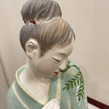 博多人形 博多人形 木札付き 女性人形 着物姿 美人像 哲三郎作「月」提灯 西頭 博多人形 西頭哲三郎作 メルカリ - 静 工芸品