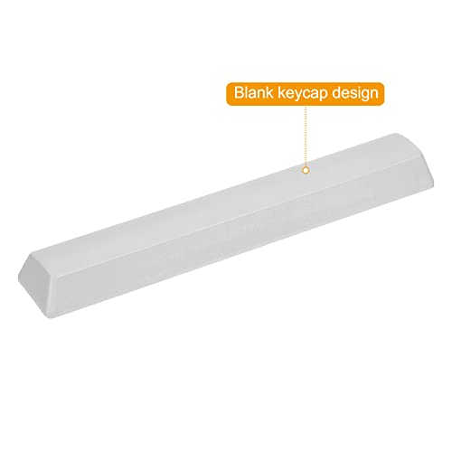 PATIKIL 6.25u Spacebar Keycaps, Universal PBT Keyboard Replacement Accessories for MX Mechanical Keyboard Light Grey - Image 4