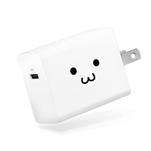 エレコム AC充電器 ACアダプター USB PD 対応 30W Type-C×1 GaN ホワイトフェイス EC-AC04WF