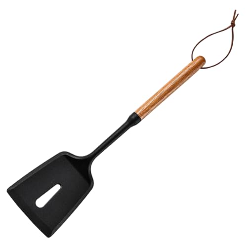 Spatula Turner – Silicone, 12.5×3.1in Grip Utensil Heat-Resistant | Non-Stick Coating Effortless Flipping Tool, Kitchen Cooking Spatula For Residential Kitchens, Apartments, Restaurants