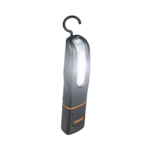 OSRAM LEDinspect MINI250, lampe d'inspection LED, 6000 K, lampe de travail LED rechargeable, magnétique, avec crochet
