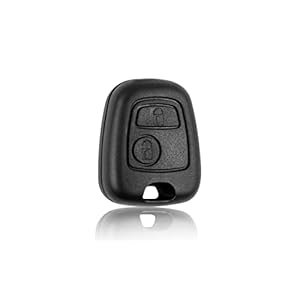 2 Tasten Gehäuse der Fernbedienung für Peugeot 106 107 206 207 306 307 406 407- Auto Schlüsselgehäuse Pilot Autoschlüssel