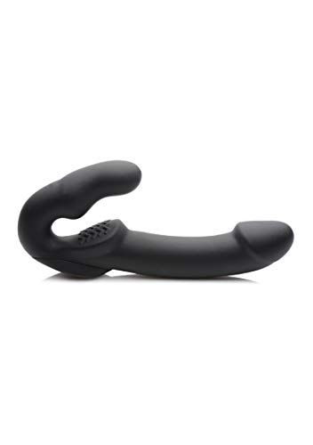 Sangle Vibrant en Silicone Noir Haut de Gamme Strap U Evoke