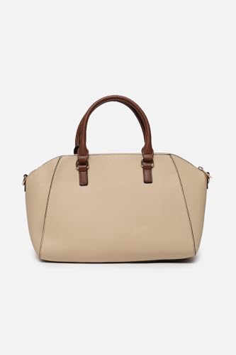 Image of Allen Solly Women's Large Tote Shoulder Bag | PU Leather | Soft Touch | Detachable Sling | College & Daily Carry