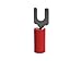 TE CONNECTIVITY 326861 PIDG 22-16 AWG Straight Closed Barrel Spade Tongue Terminal - 100 Item(s)