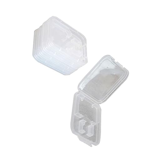 BUTIFULSIC 5pcs Plastic Memory Card Holder for Cards Storage Case for Organizing and Protecting
