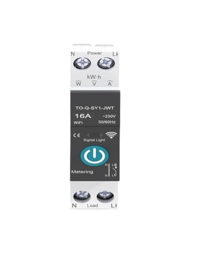 Disjoncteur 1P 50A pour commutateur de télécommande sans fil sur rail DIN