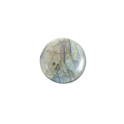 Pierre labradorite ronde 34mm cabochon de qualité supérieure pour joaillerie