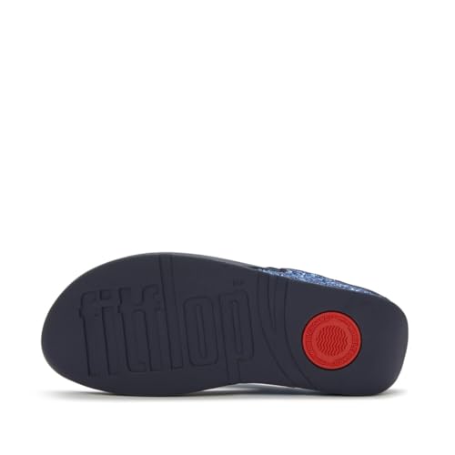 Image of FitFlop Lulu Multi-Tonal Glitter Toe-Post Sandals