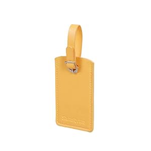 Samsonite Global Travel Accessories Rectangle Luggage Tag, 10.2 cm, Yellow (Sunflower)
