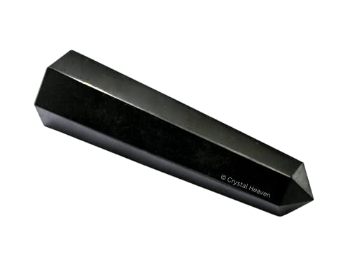 Image of Crystal Heaven Certified Shungite Crystal Tower Obelisk Point For Chakra, Healing & Balancing-Aaa Grade Original Certified Gemstone Agate For Reiki Meditation Yoga Spiritual (3-4 Inches)