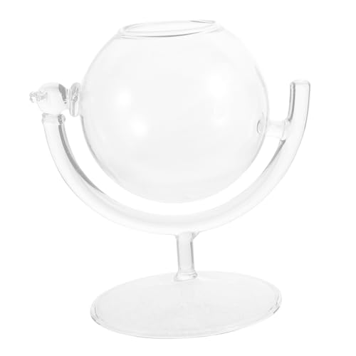 VALICLUD Copa de Vino Creativa Forma de Terráqueo Vaso Transparente para Cócteles Reutilizable Seguro y Ecológico para Fiestas y Restaurantes