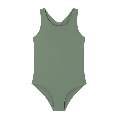 Image of Girls One Piece Swimsuit Quick Dry Swimwear Beach Bathing Suit for 3-18 Years