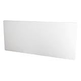 TCP 2000W White Wall-Mounted Electric Panel Heater with Sleek Aluminium Design, Adjustable Thermostat, Digital Screen, 24 Hour Timer, Weekly Programming, Quiet Operation. For Home & Offices