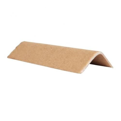 BBA Emballages - Lot de 51 Protections d'angle / Cornières de Protections Carton - 35 x 35 x 2.5 mm x 1 m, Brun, 39332100 Cover