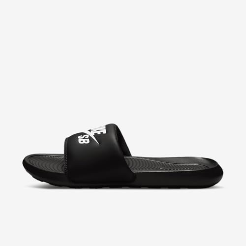 Nike Victori One Men's Slides (DR2018-001, Black/Black/White) Size 182