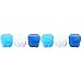 FOMIYES Denture Case 6 Pcs Denture Box Denture Bath Containers Denture Cup with Strainer Retainer Case Dentures Container Plastic to Go Containers Container Clean Container Box Travel