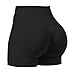 High Waisted Shapewear Shorts for Women Tummy Control Butt Lifter Padded Underwear Seamless Body Shaper Biker Pants Black