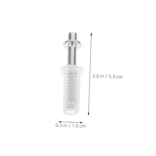 Kit de hardware para puerta plegable 8 piezas, repuestos para puertas bifold, bisagras pivotantes metálicas de alta resistencia miniatura 2