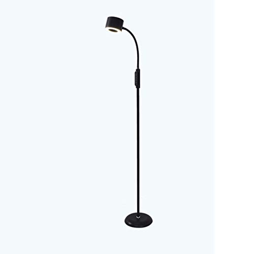 Lampadaire sur Pied Lampe de sol de contrôle tactile Dimmable pour salon Chambre à coucher Apprendre Couture Couture Lecture Protection des yeux Vertical Éclairage Night Light (Noir) Lampe à pied desi