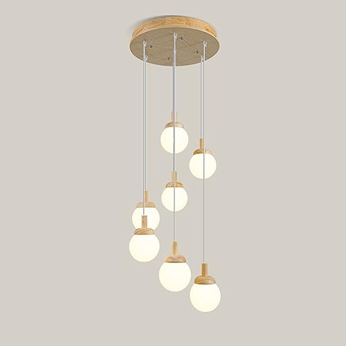 Chandelier en verre de lait vintage pour sublimer votre salle à manger rétro