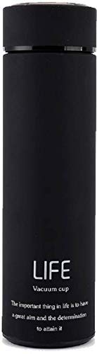 DEV P61 BPA-free Thermos Double Wall Vacuum Insulated Stainless Steel Water Bottle Travel {BLACK} (MULTICOLOR)