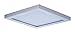 Maxim 57722WTWT Wafer Energy Star JA8 & ADA Compliant Acrylic 6" Square Outdoor Low Profile LED Wall/Flush Mount, 1-Light 15 Watt, 3000K, White