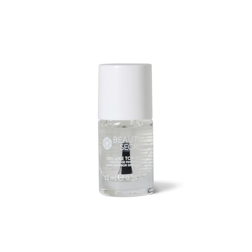 BEAUTY SECRETS GelLike Top Coat, Quick Drying, easy brushon