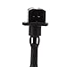 AC Evaporator Thermistor, Pack of 2 Black Car AC Evaporator Temperature Sensor Thermistor Probe 971431M000 Sensitive Car Air Conditioner Replacement Part Fit For Accent 2012‑2017