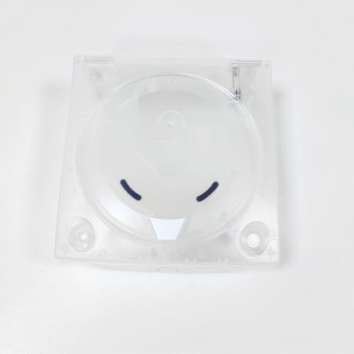 Image of Hzxkqmil Replacement Shell for SEGA Dreamcast DC Retro Video Game Console, Translucent Plastic Housing Case Accessories for Dreamcast DC, Transparent White