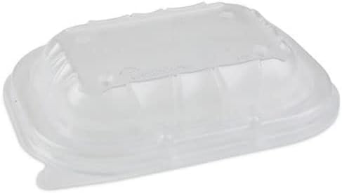 Earthchoice Entree2go Takeout Container Vented Lid 5.65 x 4.25 x 0.93 in. - Plastic Clear