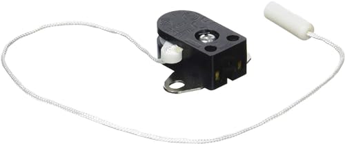 Zugschalter, Mini-Schalter zur Steuerung einer Möbelbeleuchtung, 2-Loch-Platte, 2A, 250V, Ersatzschalter