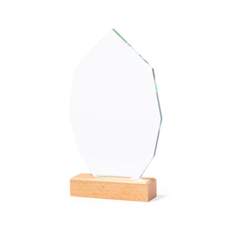 Trophée Personnalisable Harmony - Coupe trophée en Verre Gravure Laser pour Les récompenses de Tournois et évènements [ Trophée Football/Diplome Personnalisable ]